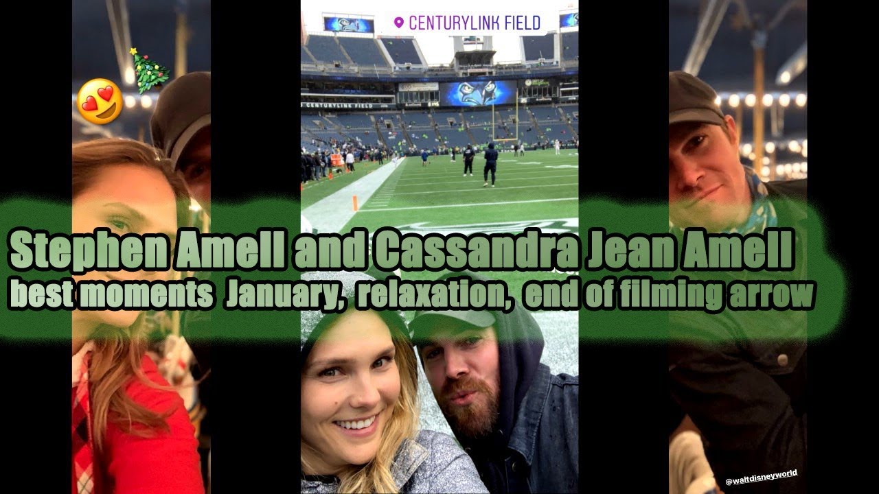 Stephen Amell and Cassandra Jean Amell best moments  January,  relaxation,  end of filming arrow