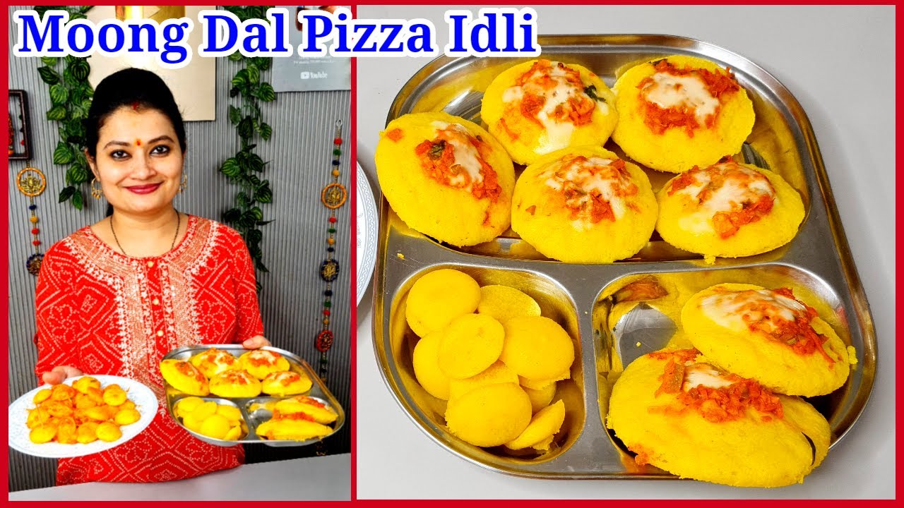 Recipe🍛Moong Dal Idli PIZZA | classy bhava kitchen | pizza recipe |