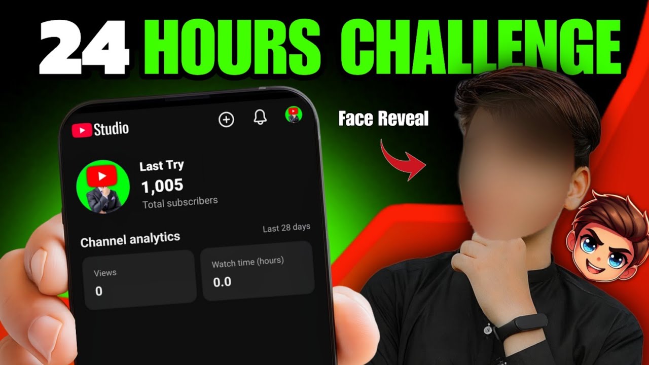 0 To 1K SUBSCRIBERS in 24 HOURS Challenge | How to get 1000 subscribers fast