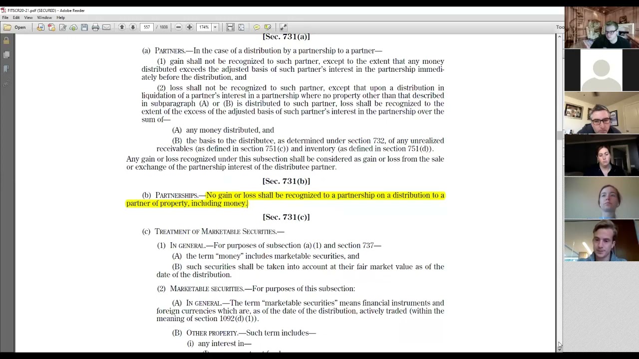 Partnership Tax Lesson 20: Mixing Bowl Transactions
