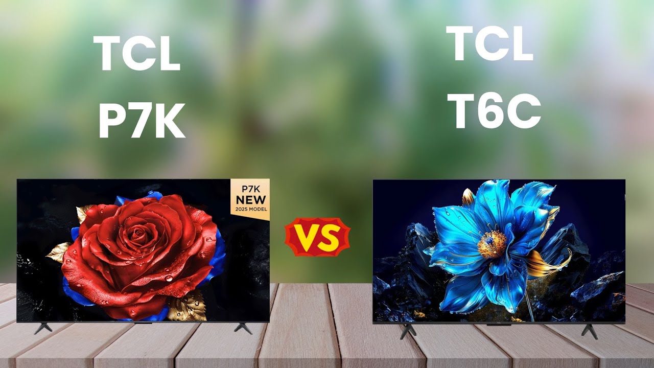 TCL P7K vs TCL T6C 🔥 Full Comparison | Which TCL TV is Better in 2025?