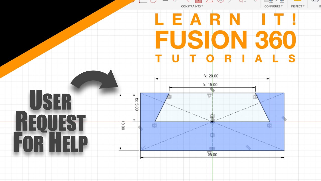Autodesk Fusion 360 in 5 Minutes - User Request to Sketch a Parametric Dovetail that Works (2024)