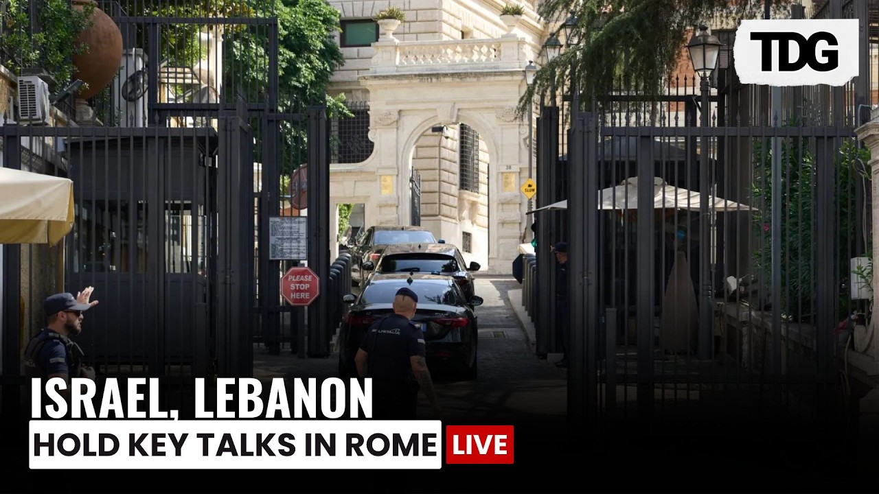 WATCH LIVE | Israel-Lebanon Tensions BOIL as High-Stakes Rome Talks Begin