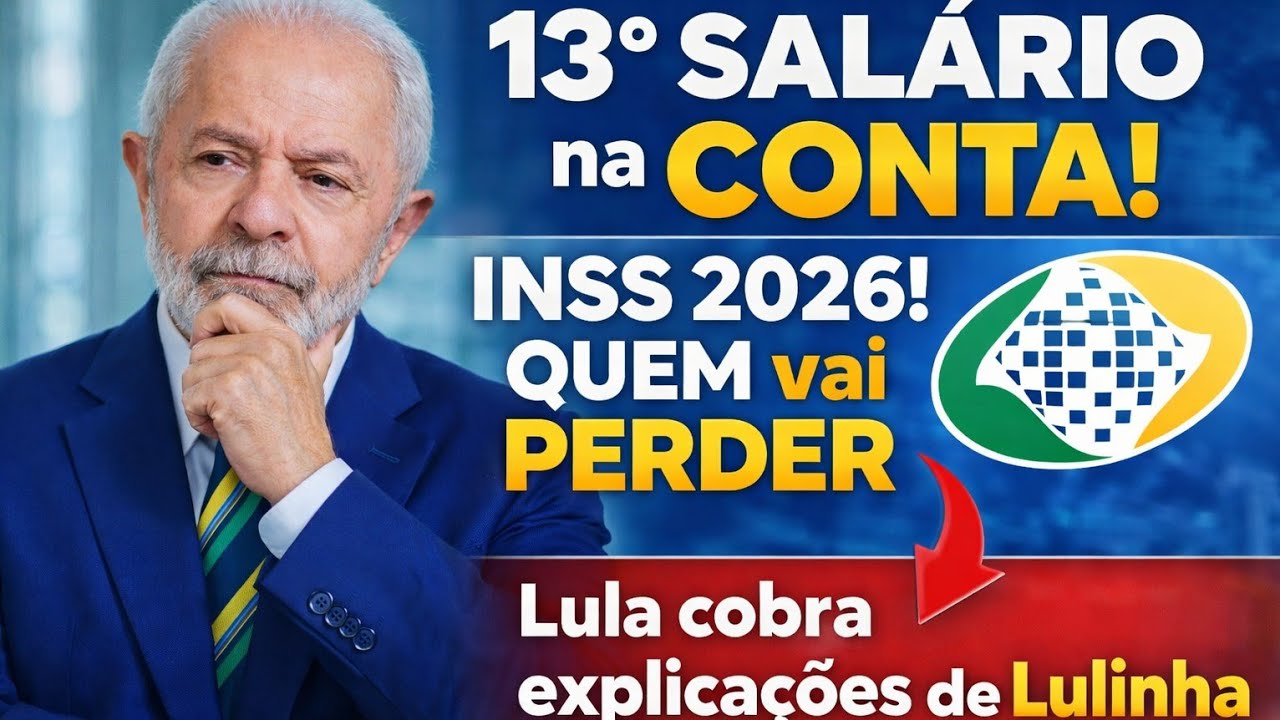 13º SALÁRIO na CONTA! INSS 2026! QUEM vai PERDER