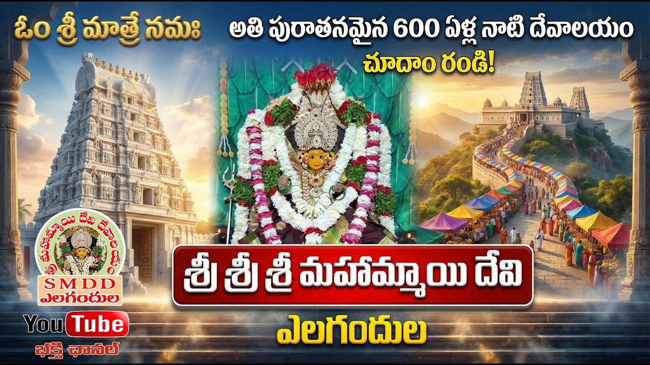 అమావాస్య పూజా మహోత్సవం #mahammayi #karimnagar #elgandal #travel #hindutemple #bhakthitv