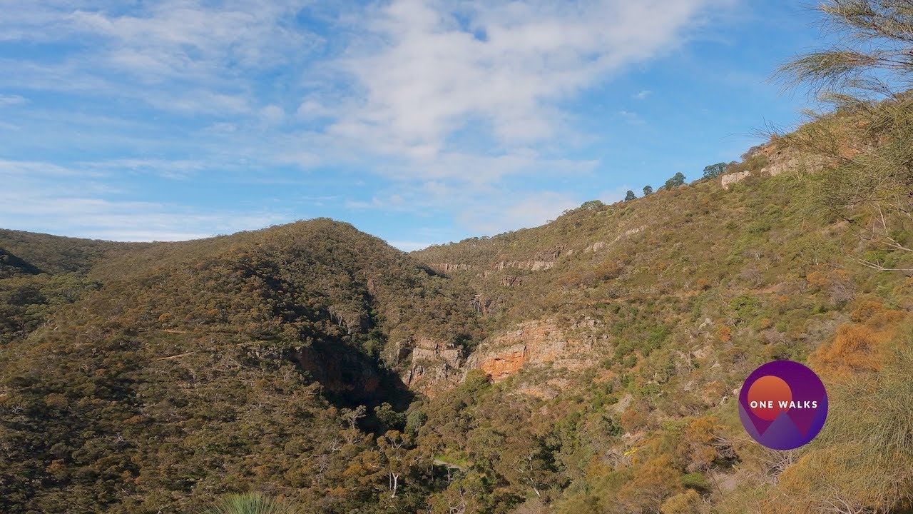 Walking Morialta Conservation Park - Kookaburra Rock, Second Falls, First Falls Lookout