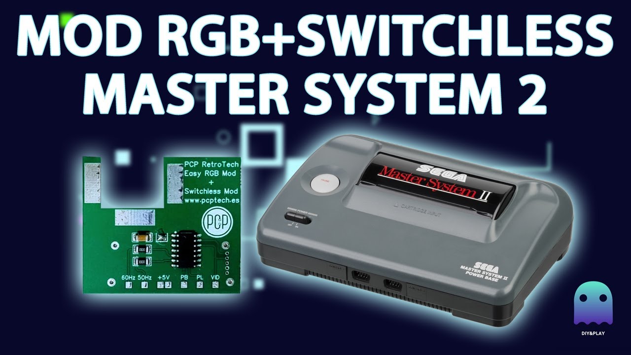 Paso a paso Mod RGB + Switchless (50/60Hz) Master System II de PCP Retro Tech