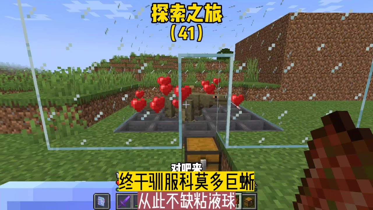 探索之旅（41）：終于馴服科莫多巨蜥，從此不缺黏液球 #我的世界 #MC #我的世界烧鸡 #Minecraft #MOD