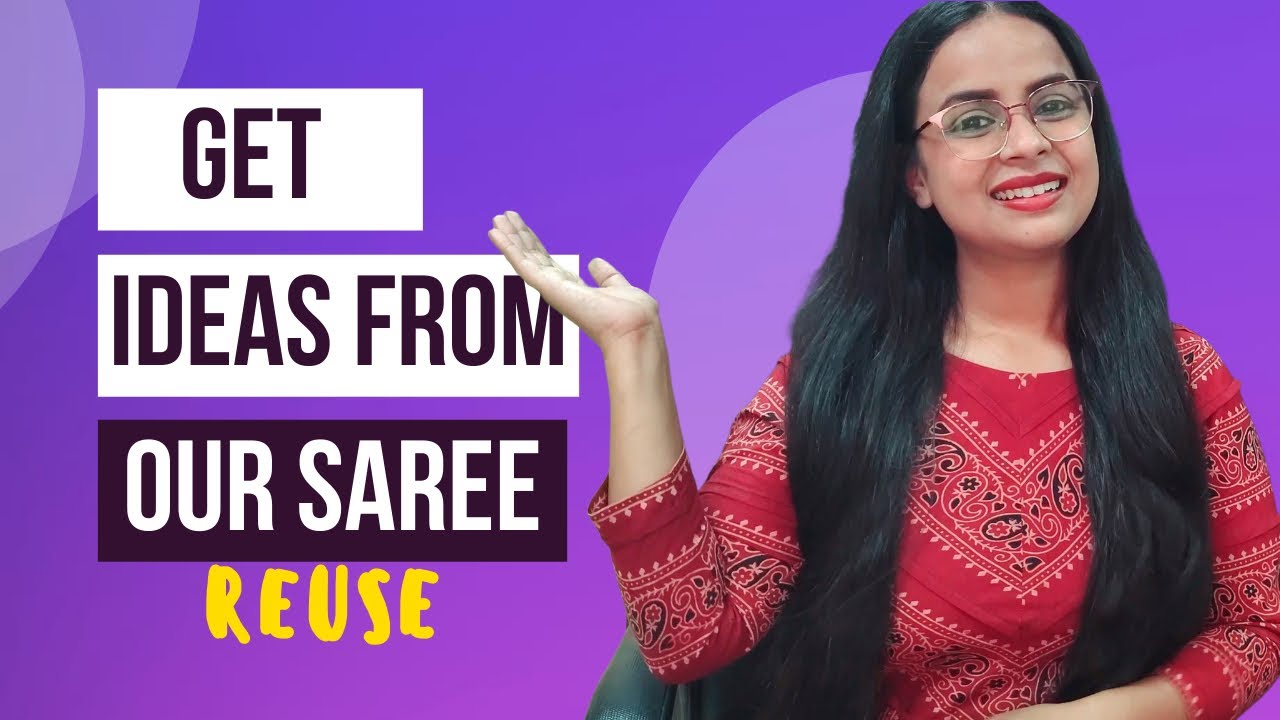 Outfits to make from Old Sarees #sustainablefashion