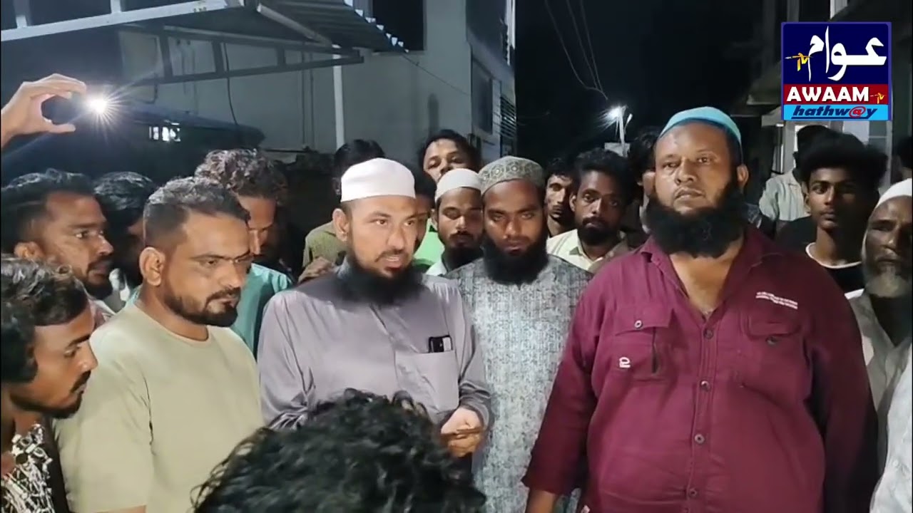 Navipet Jama Masjid Per Bhagwa Jhanda..Social Media Per Edit Post ..Moqadama derj..