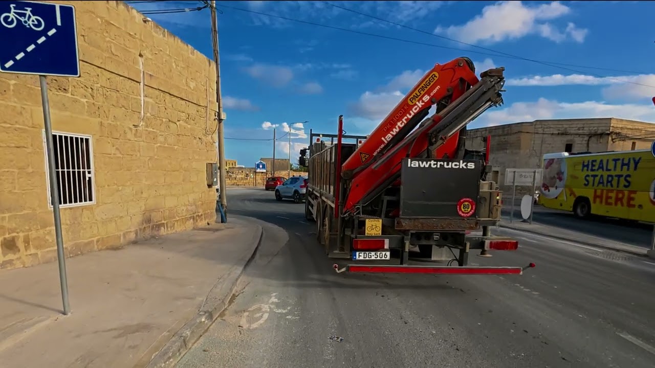 Malta Road Mosta to Sliena 8K
