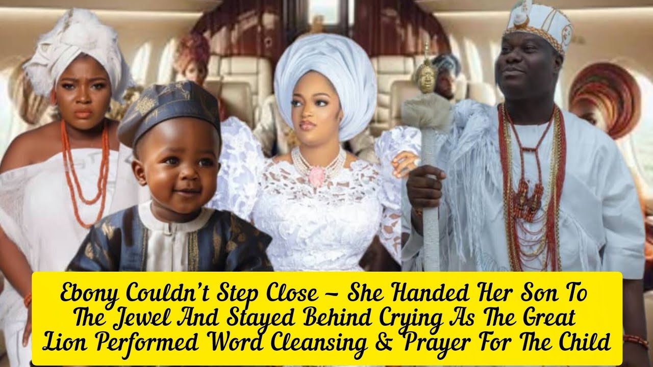 Ebony Couldn’t Step Close — She Handed Her Son To The Jewel And Stayed Behind Crying As Great Lion 