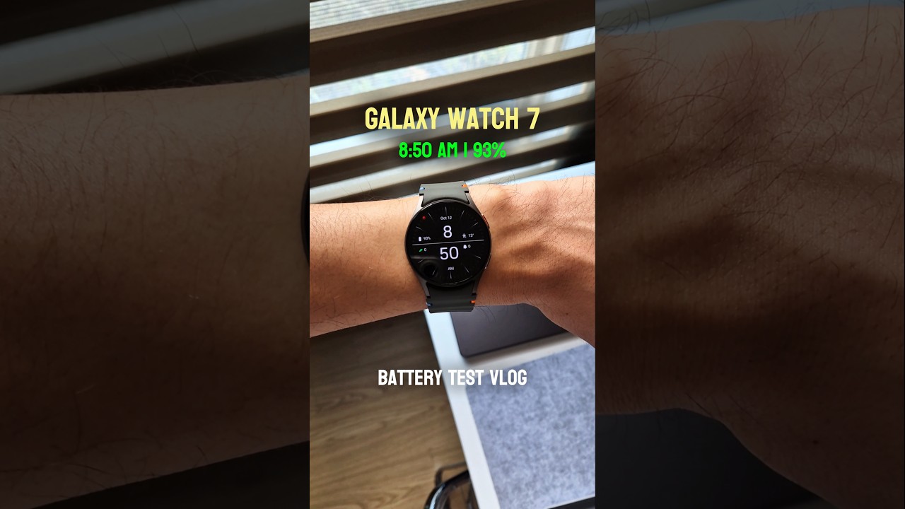 Samsung Galaxy Watch 7 Real-World Battery & Charging Test!