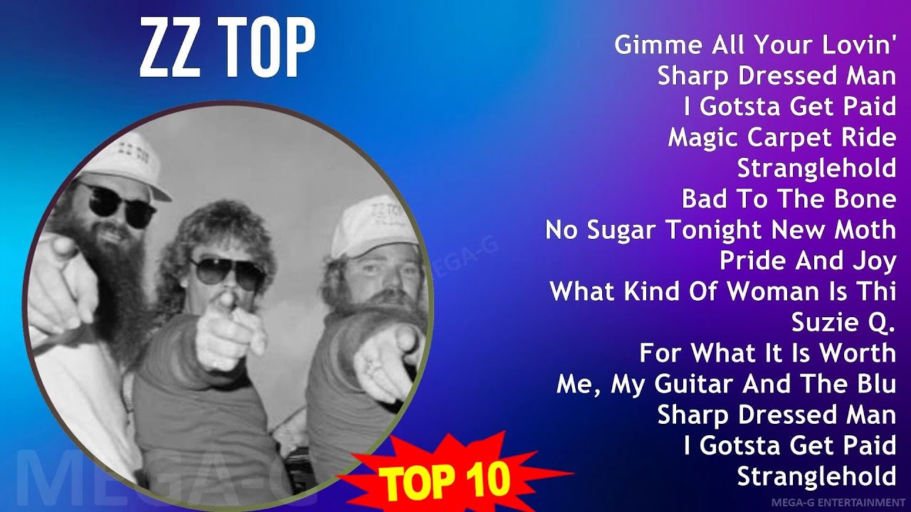 Z Z T o p MIX Best Songs ~ 1960s Music So Far ~ Top Boogie Rock, Rock, Blues Rock, Pop Music