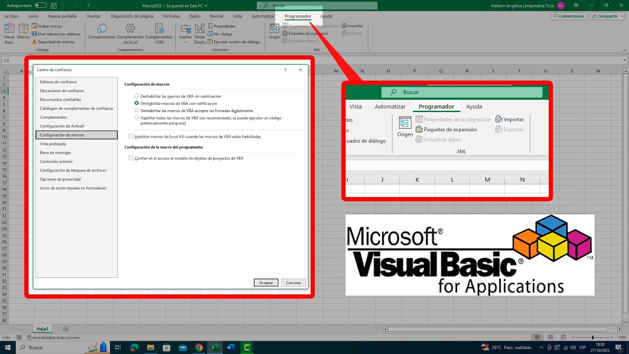 Como activar la pestaña Programador o Desarrollador de Excel | Curso de VBA