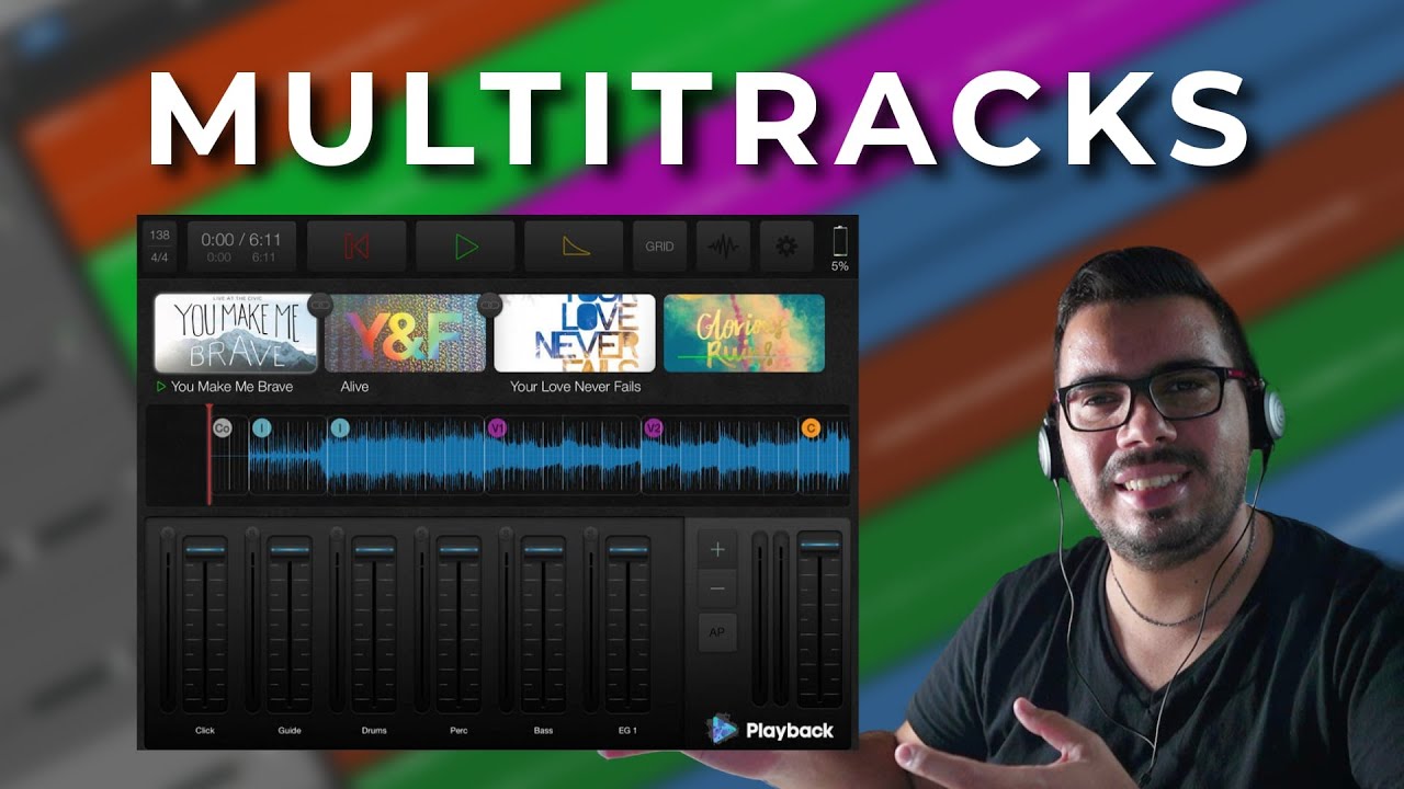 Como usar Multitracks na igreja ?