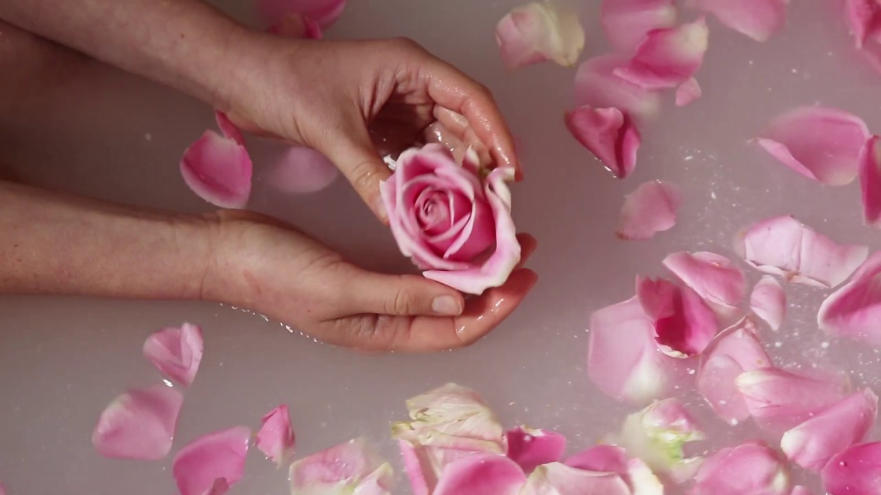 DIY rose bath