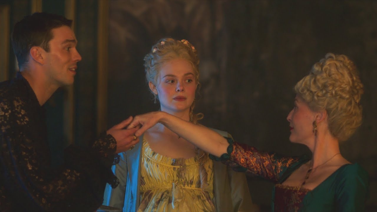 The Great - Catherine's Mum (Gillian Anderson) meets Peter scene