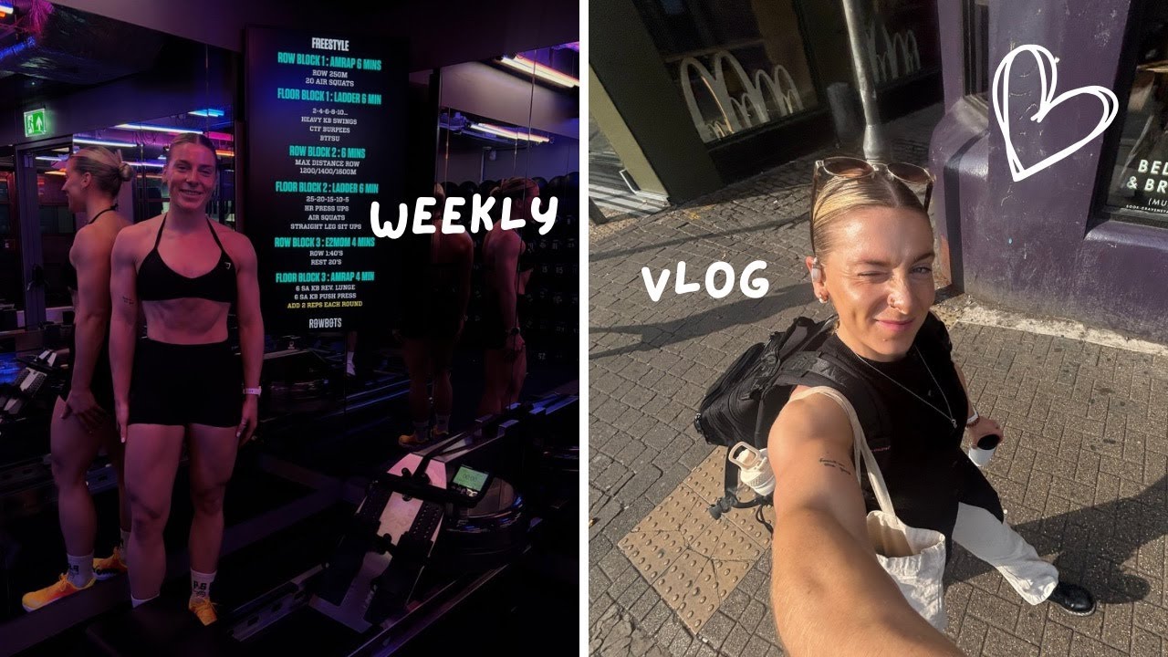 WEEKLY VLOG | TRAINING, SELF CARE, ROWBOTS EVENT | AMBXRFIT