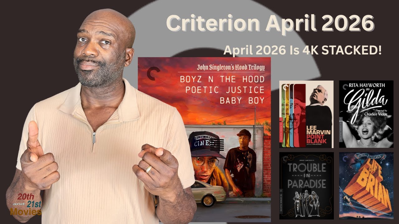 Criterion Collection April 2026 Titles REACTION!