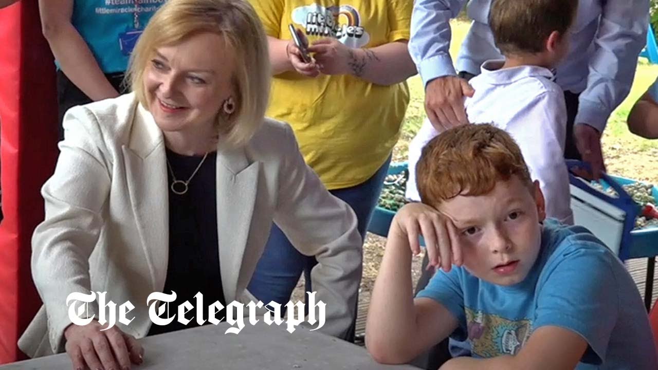 'This is so awkward': Liz Truss gets honest feedback from children on campaign trail