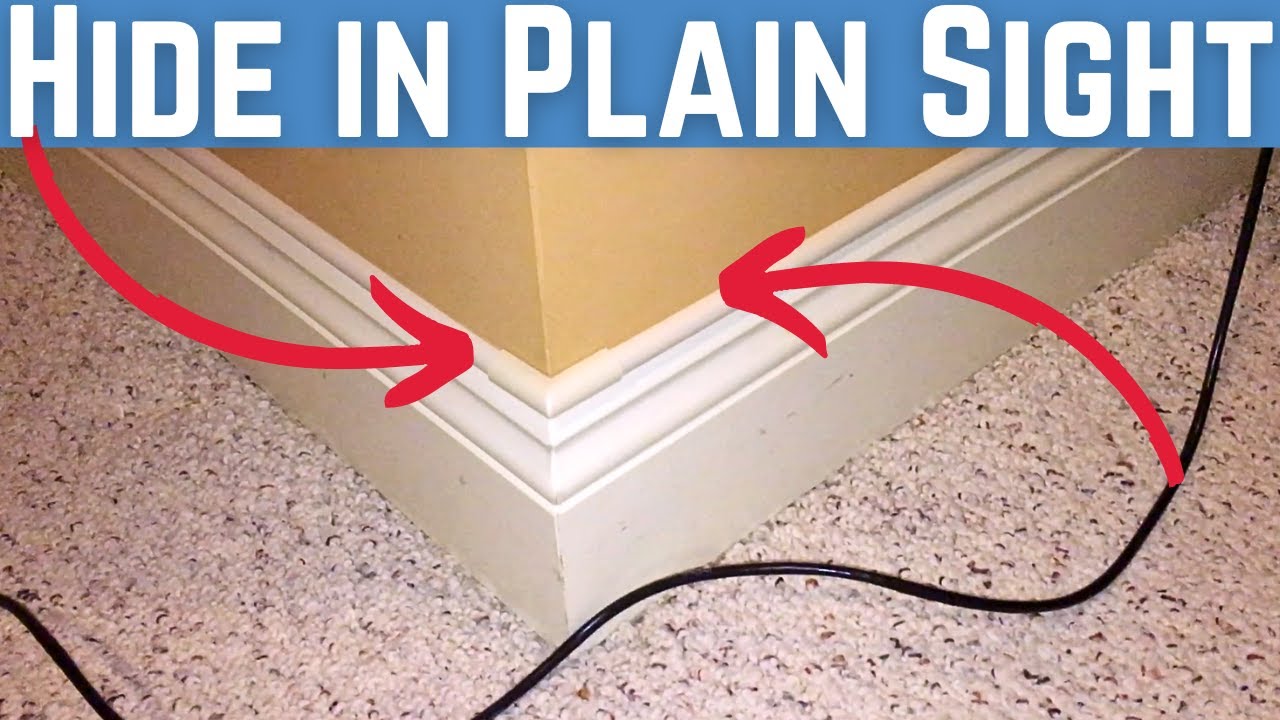 How to Disguise Cables & Cords On-Wall #diyhome #cable #cord #homeorganization #homenetwork