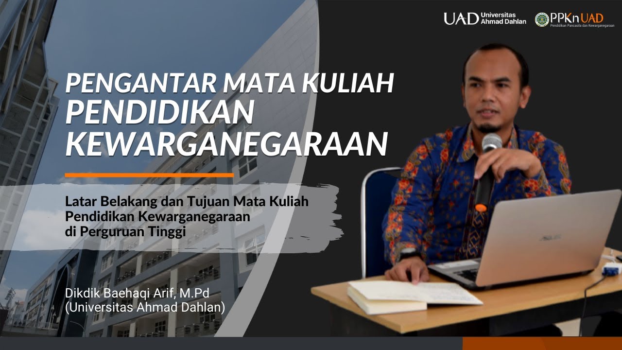 Pengantar Kuliah Pendidikan Kewarganegaraan 