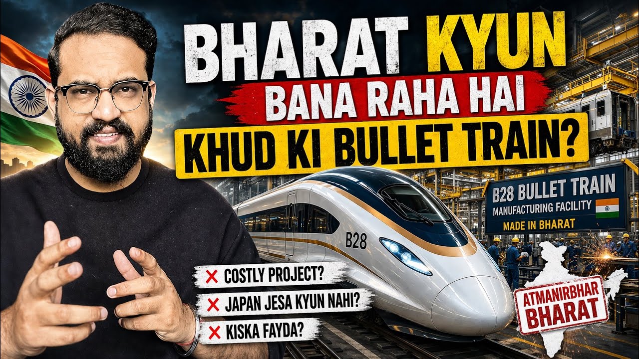 Why India Is Manufacturing It's Own Bullet Train? 🤔
