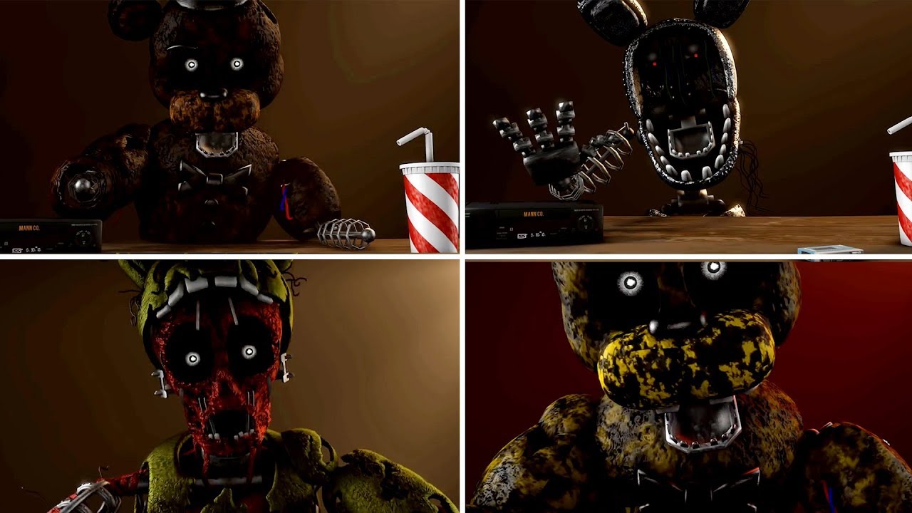 [SFM FNAF] Five Nights at Freddy's 6 TJOC Interviews (FNAF 6 Animatronics)