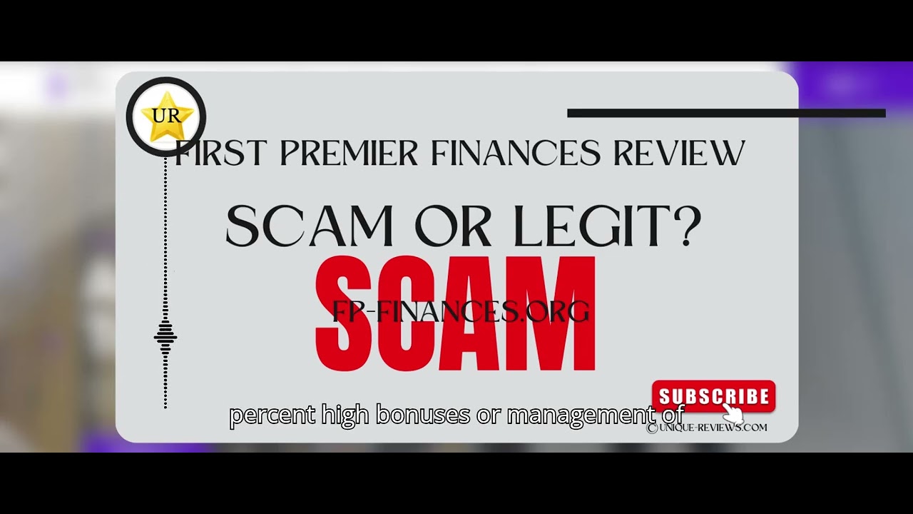 First Premier Finances Review fp-finances.org Reviews Scam?