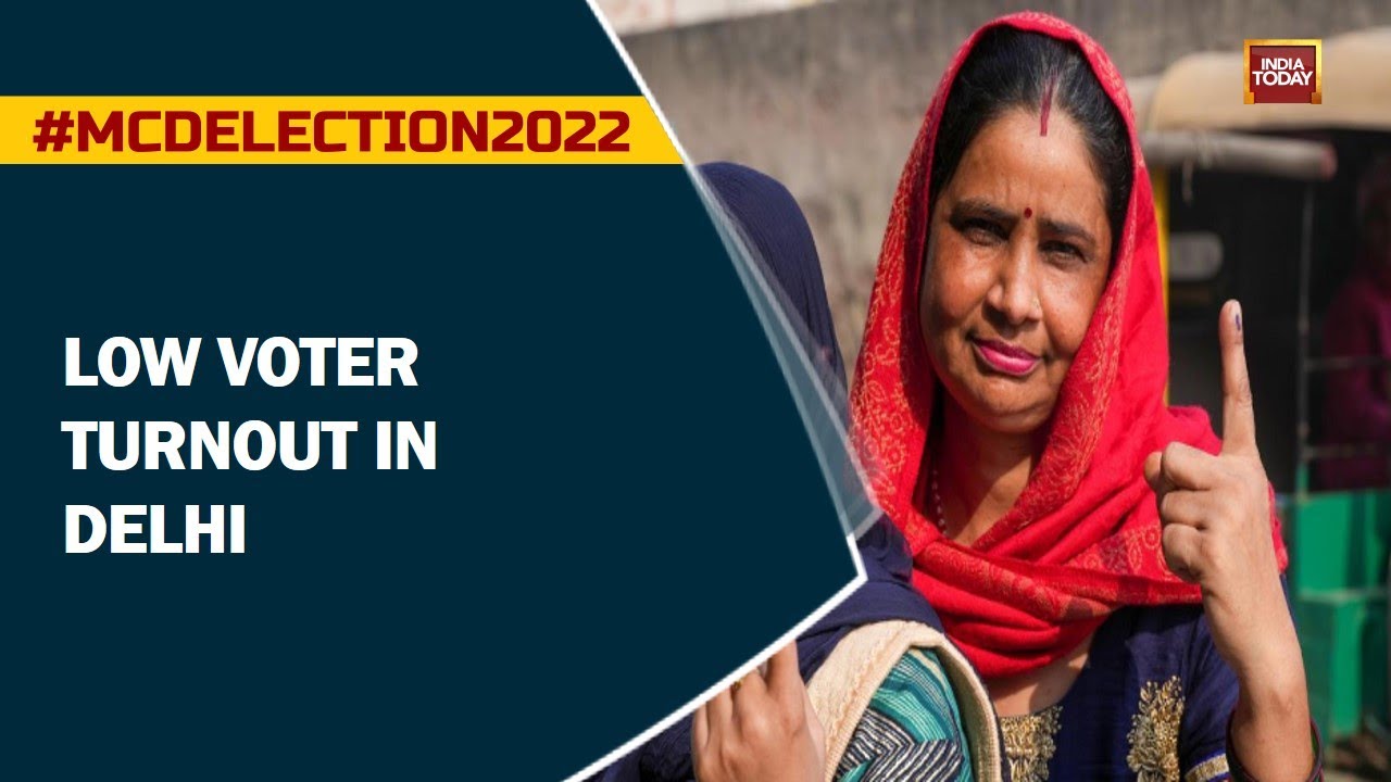 Only 45% Voter Turnout Recorded Till 4 Pm In Delhi | MCD Polls