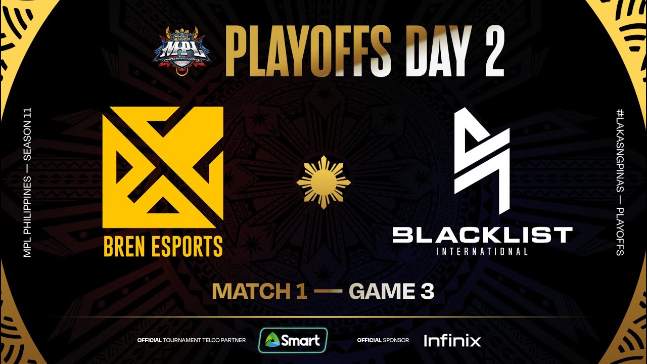 MPL PH S11 - PLAYOFFS DAY 2 - BREN vs BLCK - GAME 3
