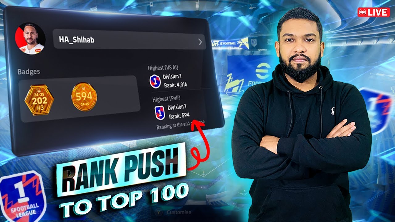 Rank Push  | eFootball 2026 Mobile | Live 🇧🇩 ShihabOP
