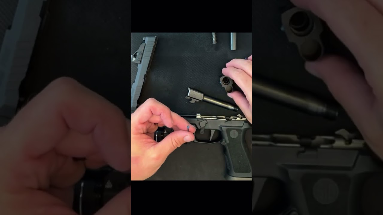 Sig P320 X Compact conversion to a compensated Full-Size. #edc #p320 #concealcarry #fyp