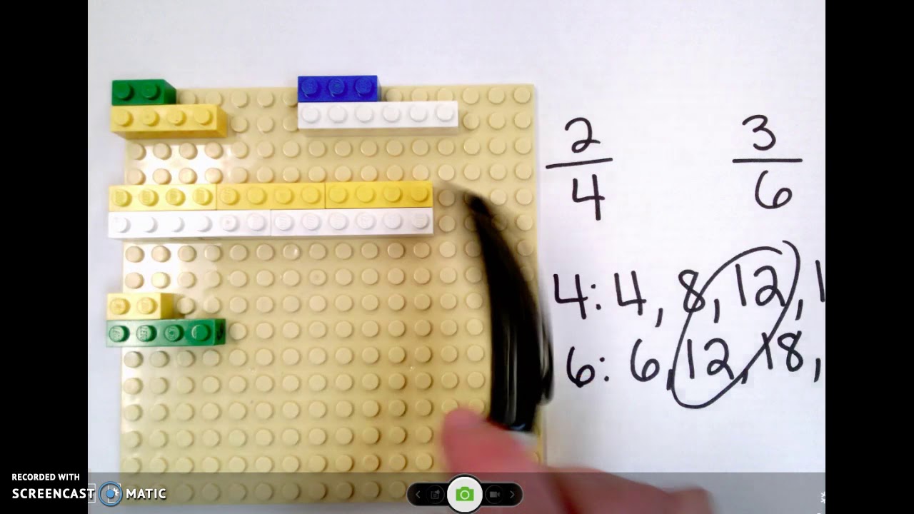 Adding Fractions With Lego Bricks