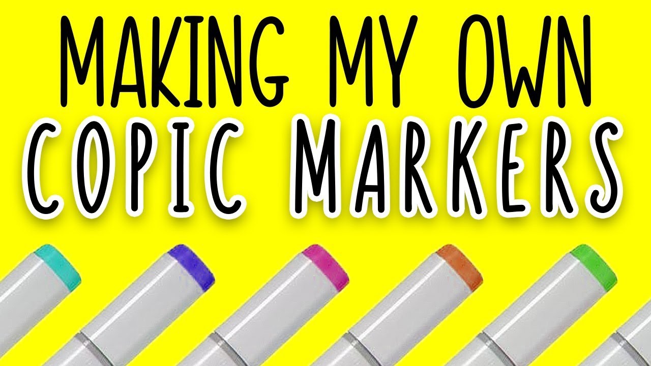 MAKING COPIC MARKER COLORS FROM SCRATCH