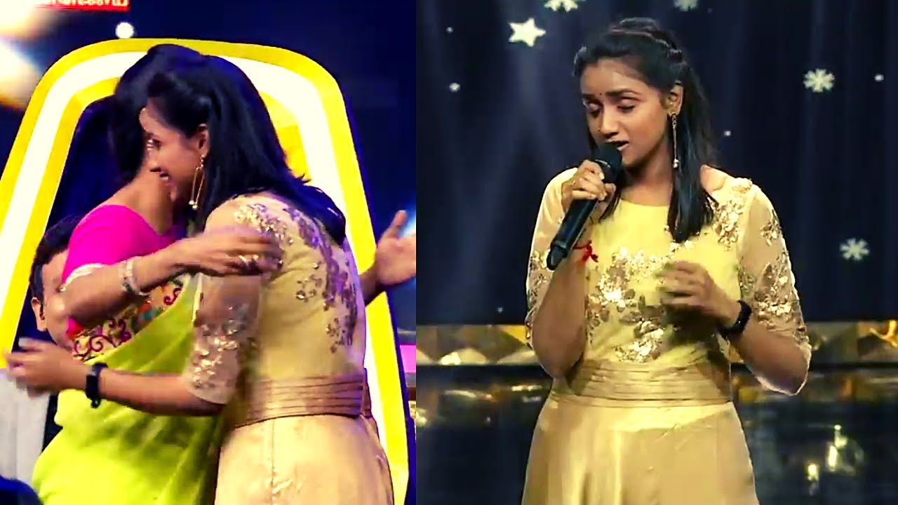 SUPER SINGER 8 VANATHI SONG | SUPER SINGER ONE ON ONE ROUNDல் மனமுருக பாடி கண்கலங்கவைத்த VANATHI