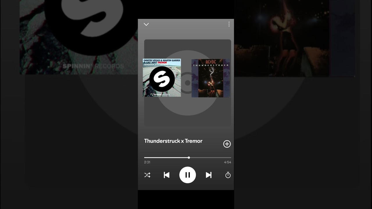 Thunderstruck x Tremor - AC DC x Dimitri Vegas & Like Mike, Martin Garrix #mashup