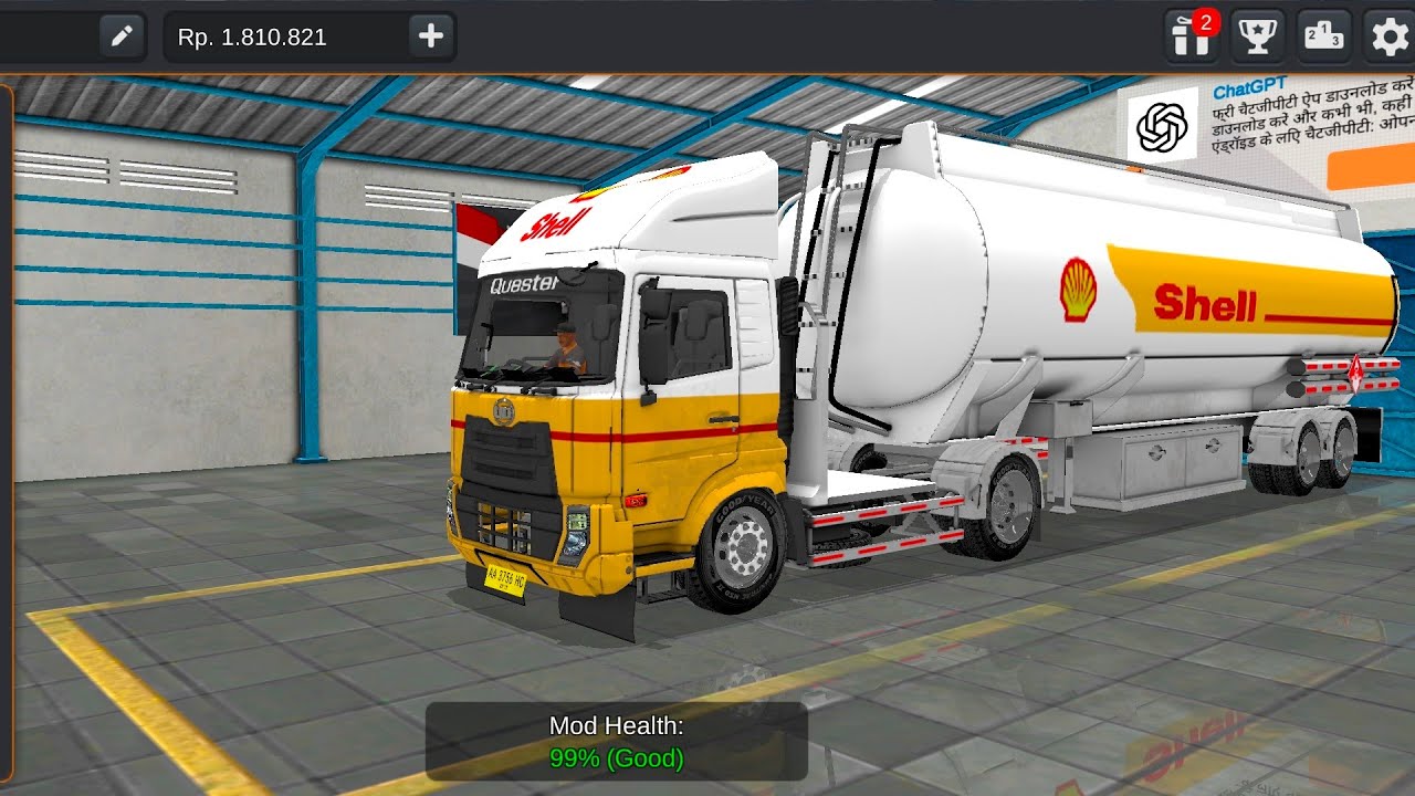 Bus simulator indonesia | sell petrol ⛽ pump truck 🚒 mod add kardiya 😲