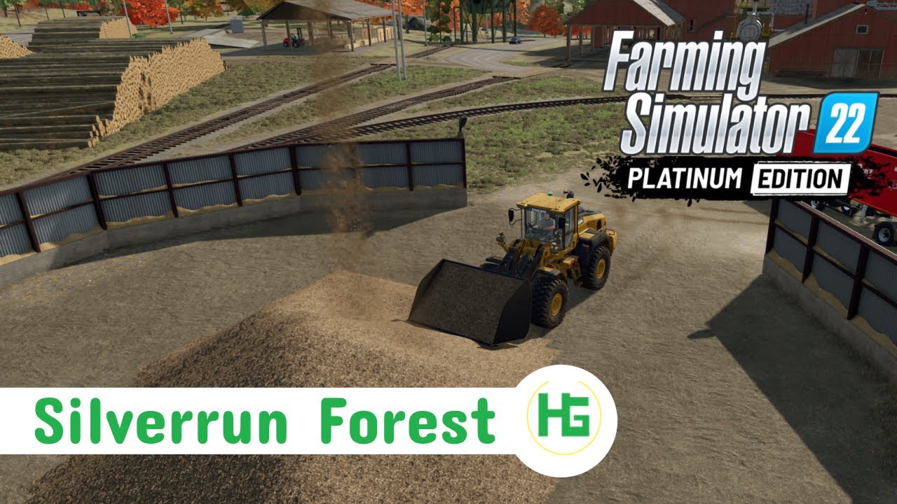 Selling Woodchips FS22 Platinum Edition Timelapse Silverrun Forest #26