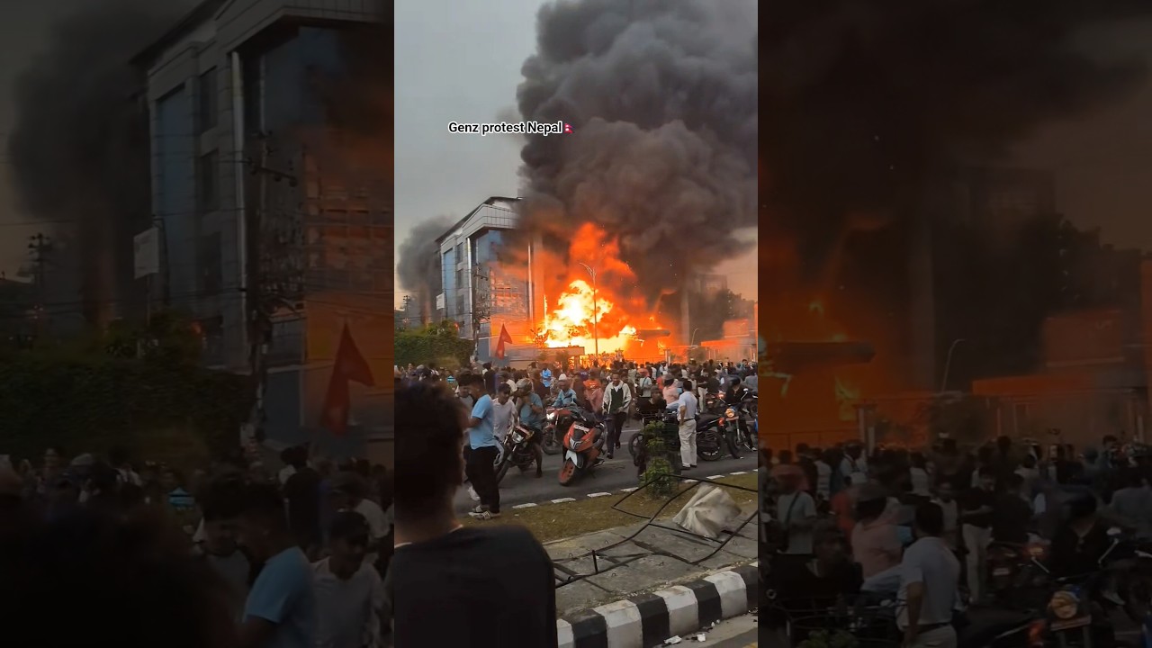condition of Bhatbhateni Narayanghat !! Genz protest in nepal🇳🇵🇳🇵 #genz #genzprotestnepal
