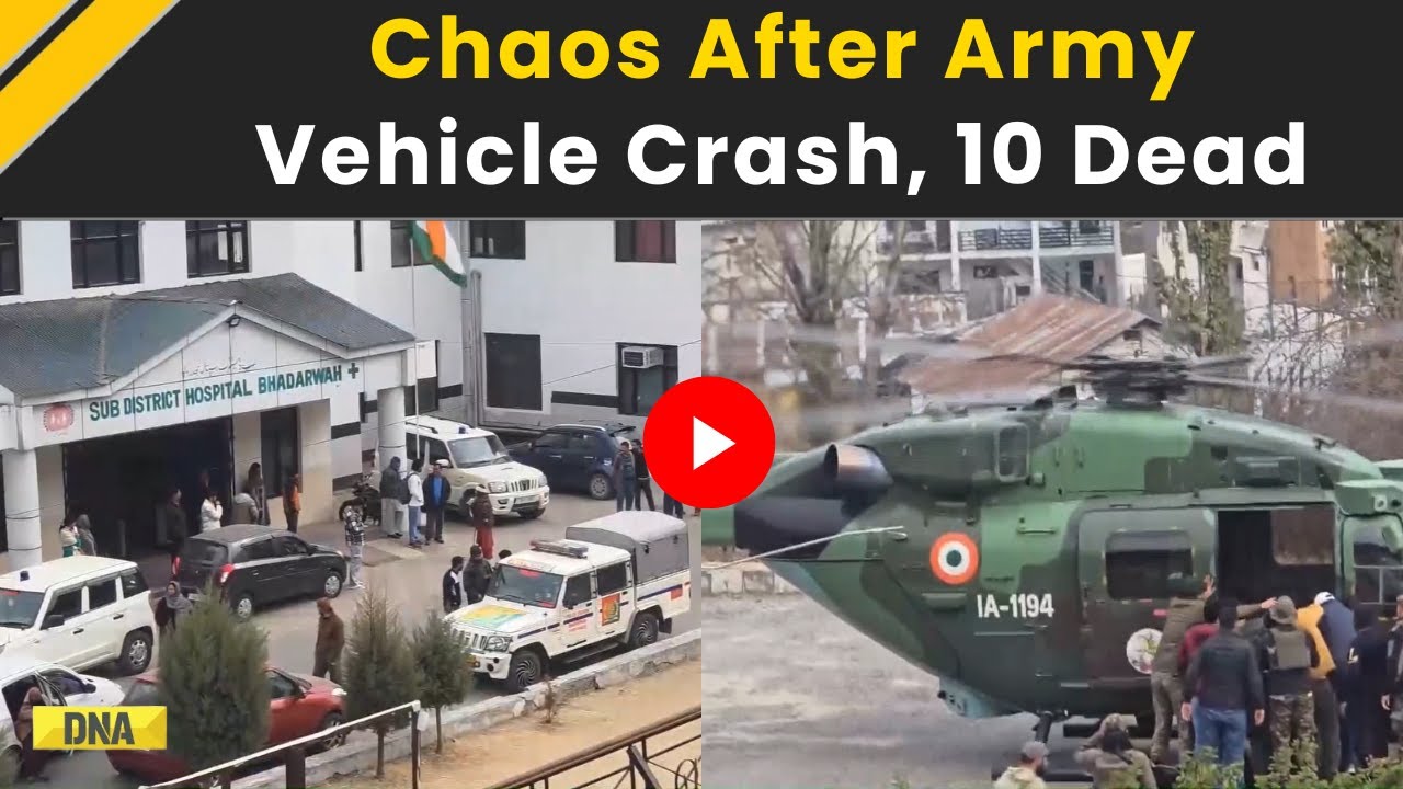 Jammu Kashmir News: Army Vehicle Crash Triggers Chaos In Khani Top | Doda News