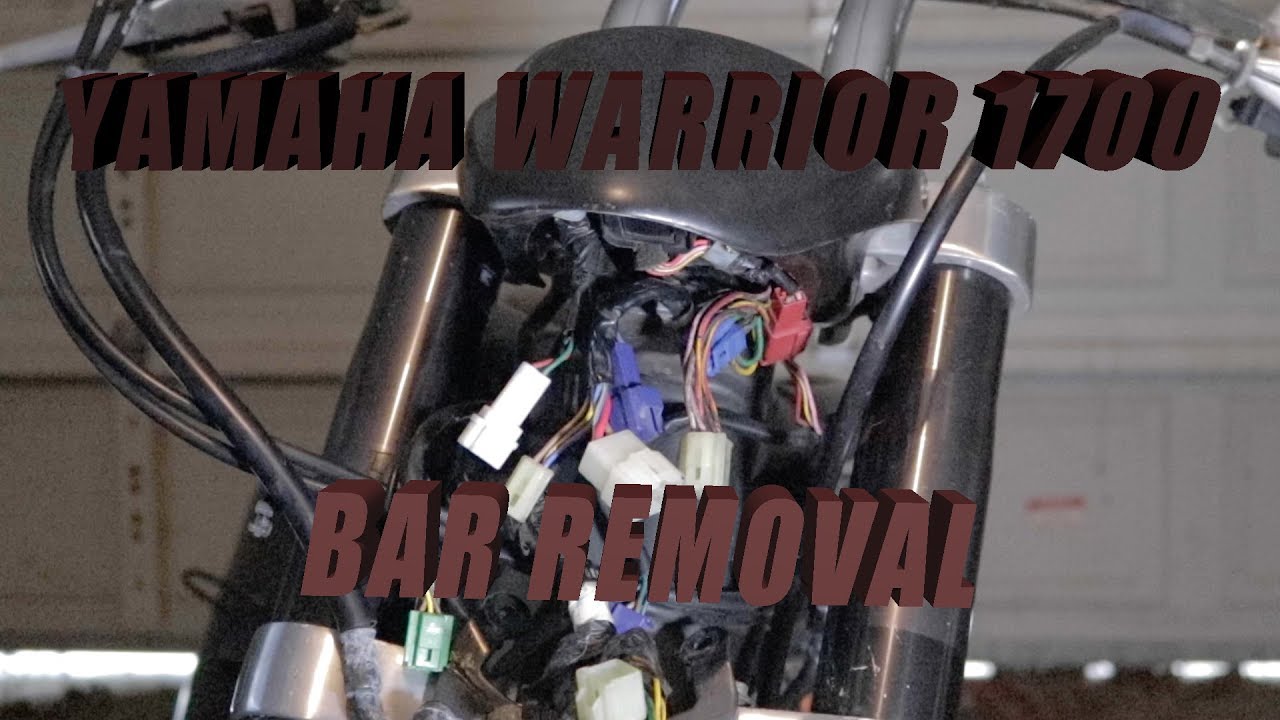 RS Warrior/Yamaha Warrior 1700 Bar Removal