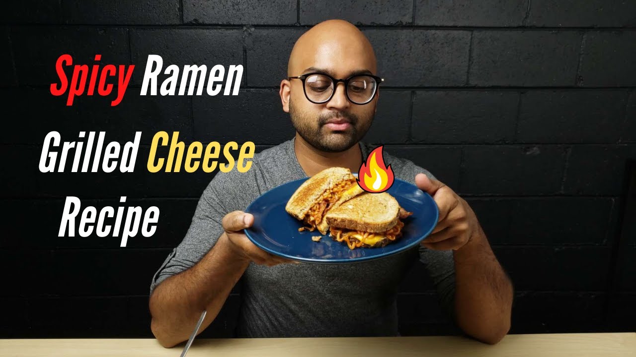 Spicy Ramen with Bacon Grilled Cheese Recipe | Quick Recipe