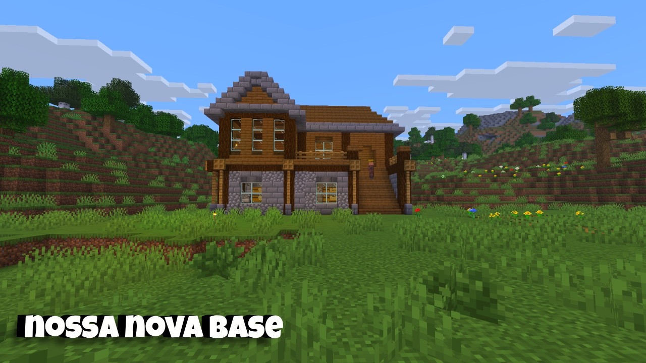 Começando Uma Nova Base no Minecraft Vanilla!