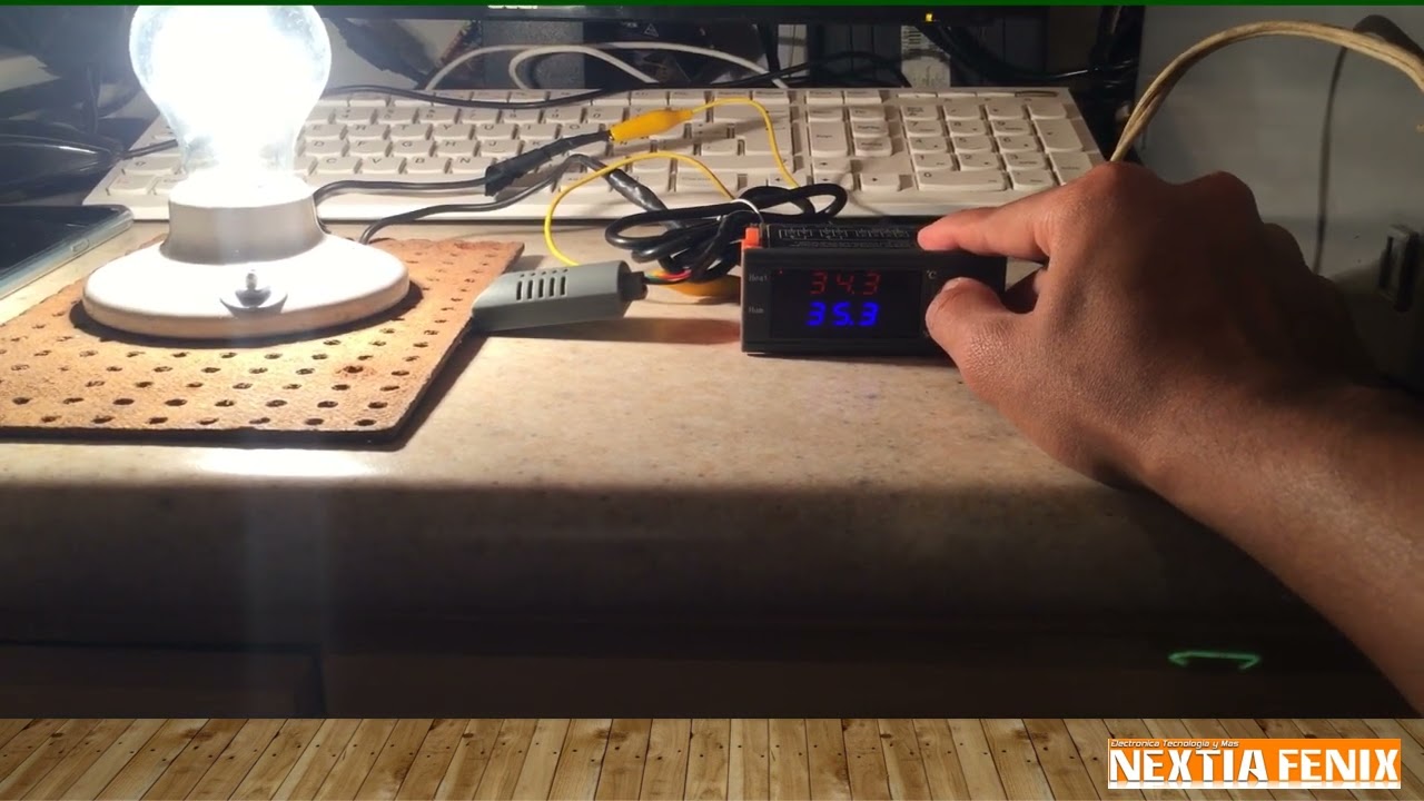Control de temperatura y humedad SHT 2000