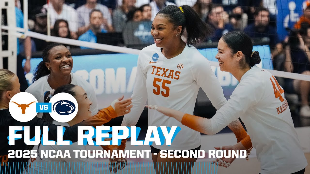 Texas vs. Penn State: 2025 NCAA women's volleyball second round | FULL REPLAY