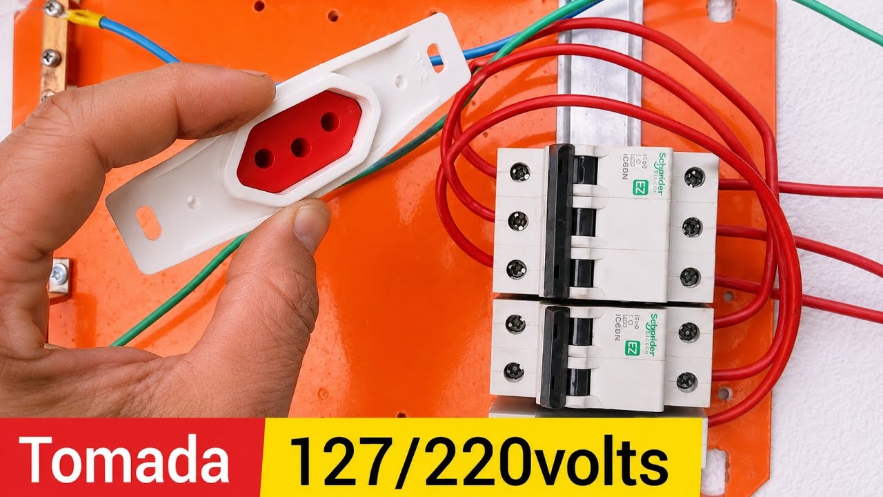 Como ligar  tomadas 220  e 127 volts em uma rede trifásica com entrada em 220 volts