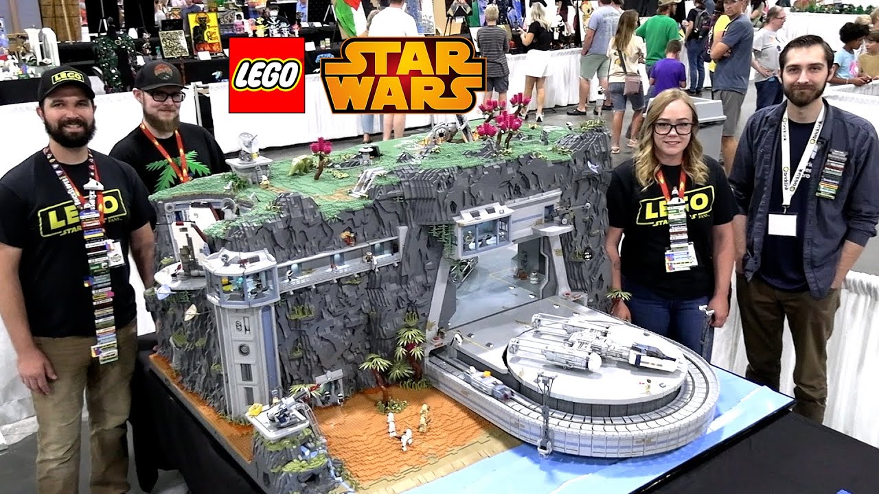 Amazing LEGO Star Wars TideBreaker Rebel Station with Full Interior!