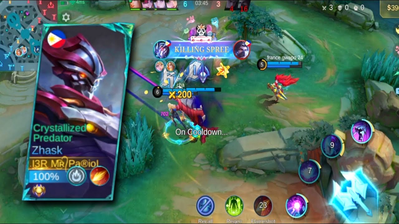 23 Kills!! Zhask Best Build 2025 ❗ build top 1 global Zhask ~ Mobile Legends 2025 (Ep.42)